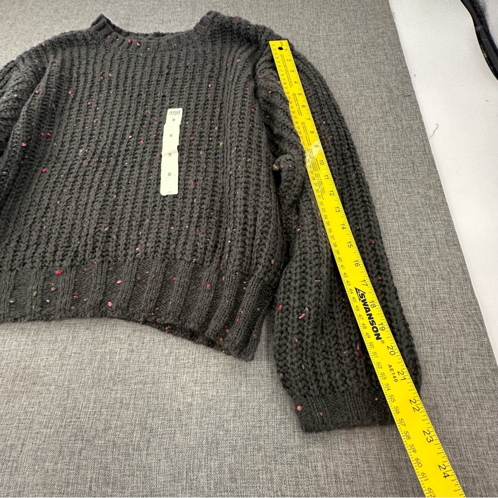 Brand New! a.n.a Womens‎ Crew Neck Long Sleeve Pullover Knit Sweater plus 1X $49 - Picture 5 of 13